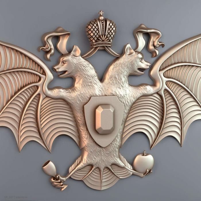 Герб с летучими мышами