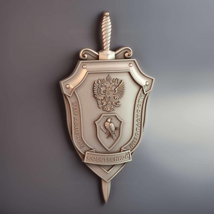 Герб с изображением орла и ястреба