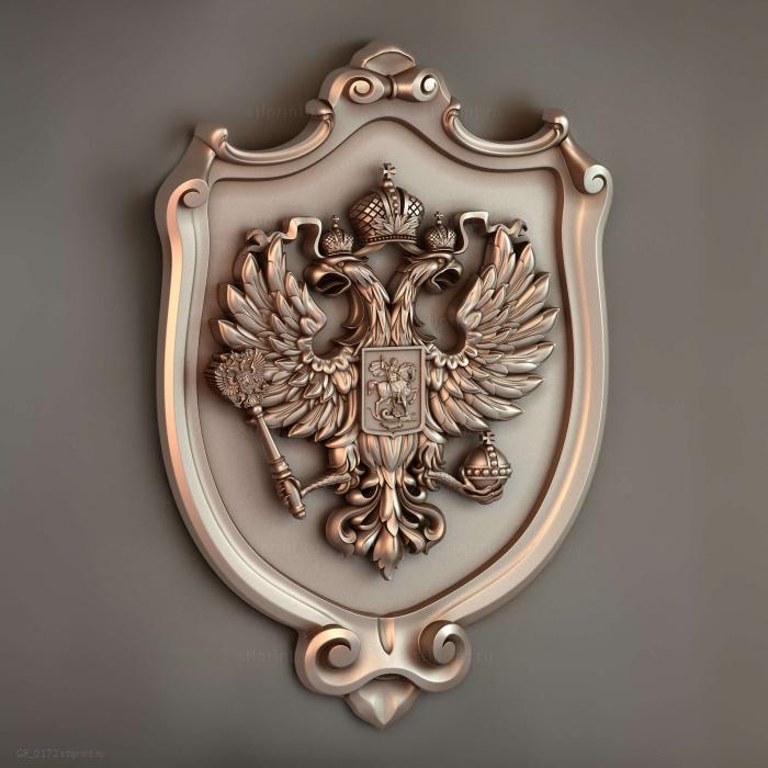 Щит с гербом России