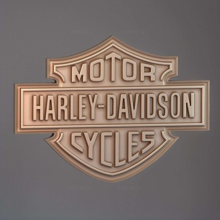 Логотип Harley-Davidson (без крыльев)