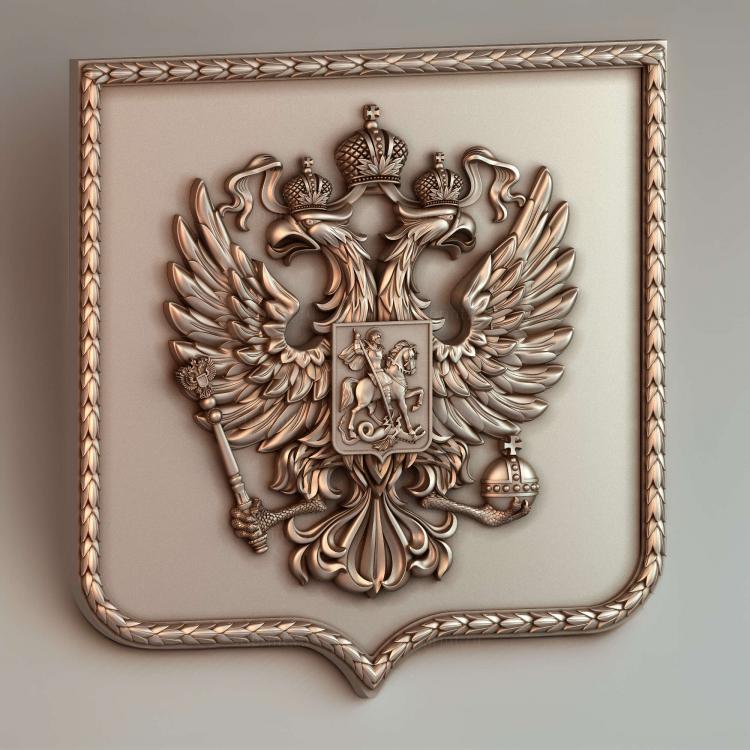 Резной герб России