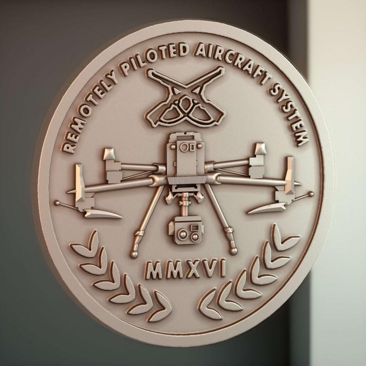 Монетные карабинеры Чили с дистанционным управлением Aircr