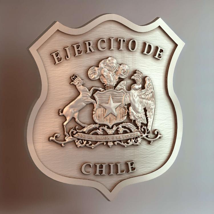 Placa Ejercito de Chile