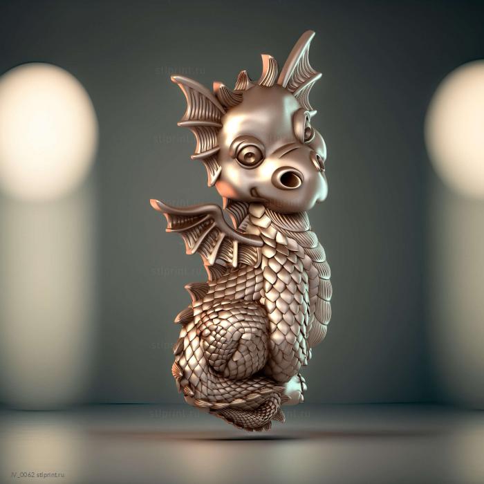 Дракончик из мультфильма