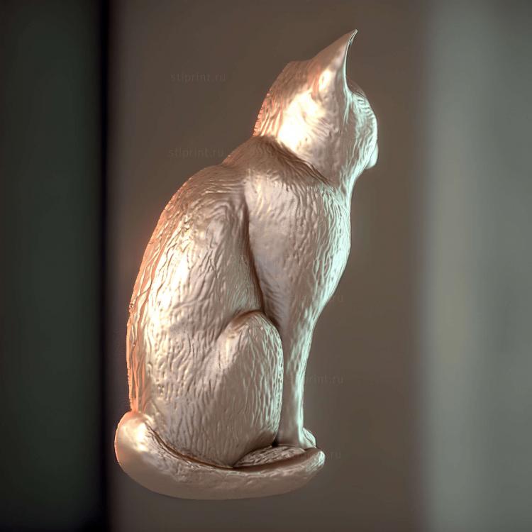 Сидящий кот