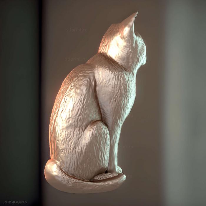Сидящий кот