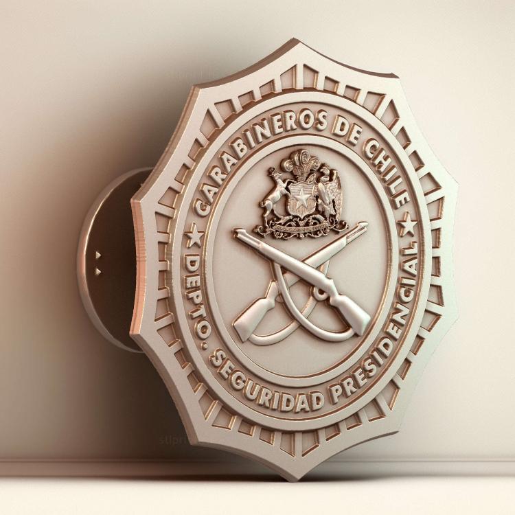 Depto Seguridad Presidencial Oro