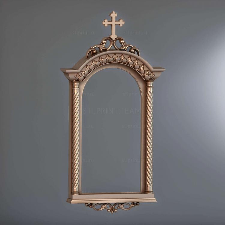 3d модель киота с керстом, stl файл для ЧПУ