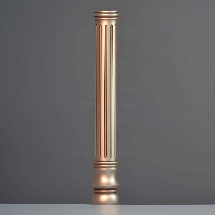 3d stl модель колонны, классический стиль