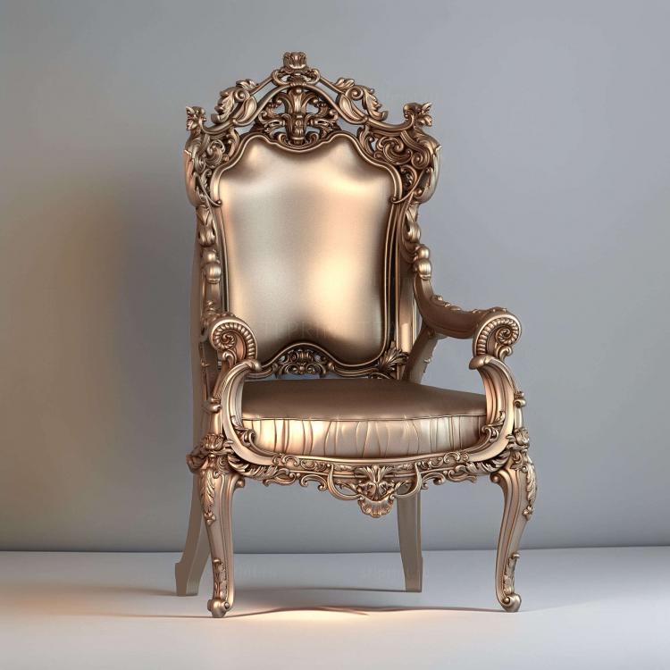 3d модель кресла, stl, для ЧПУ