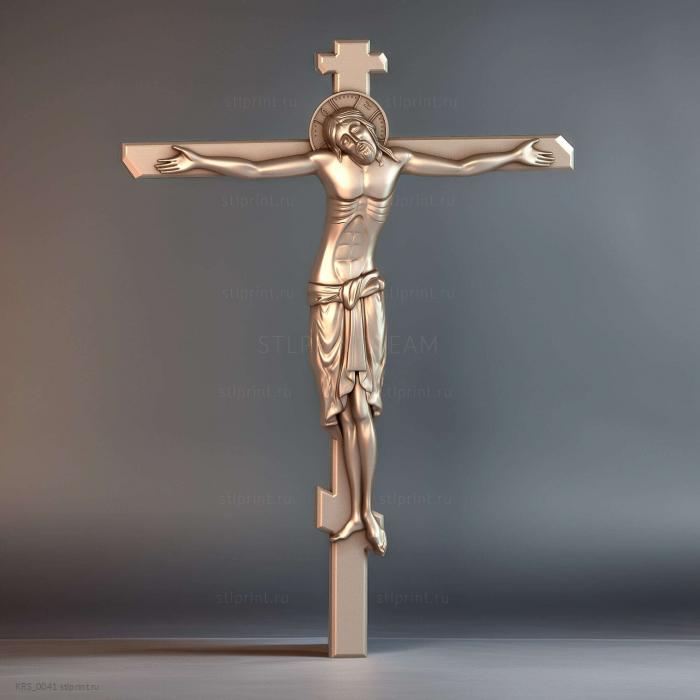 3d stl модель креста