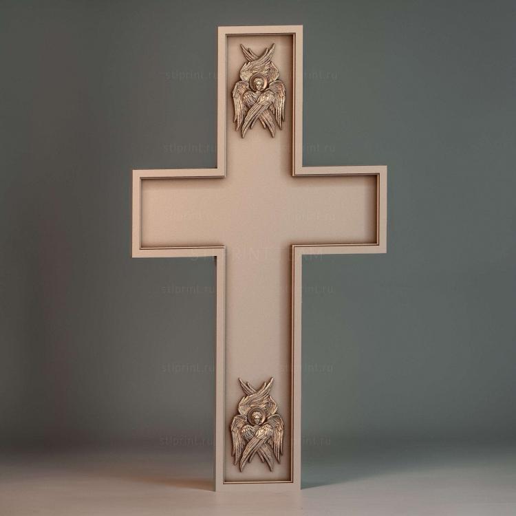 крест, 3d stl модель для ЧПУ станка