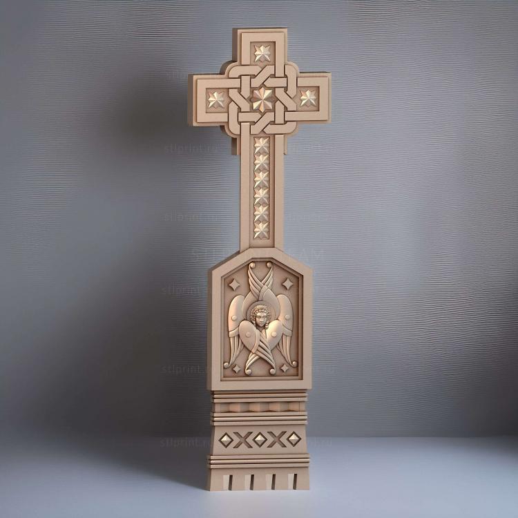 Крест с херувимом