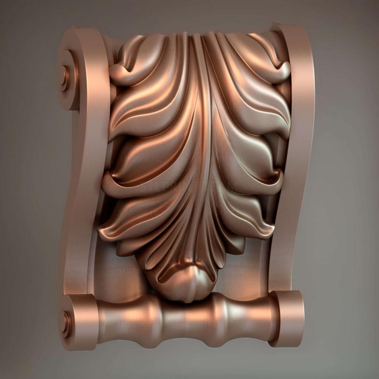 декоративный кронштейн, 3d stl модель