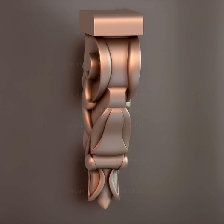 декоративный кронштейн, 3d stl модель