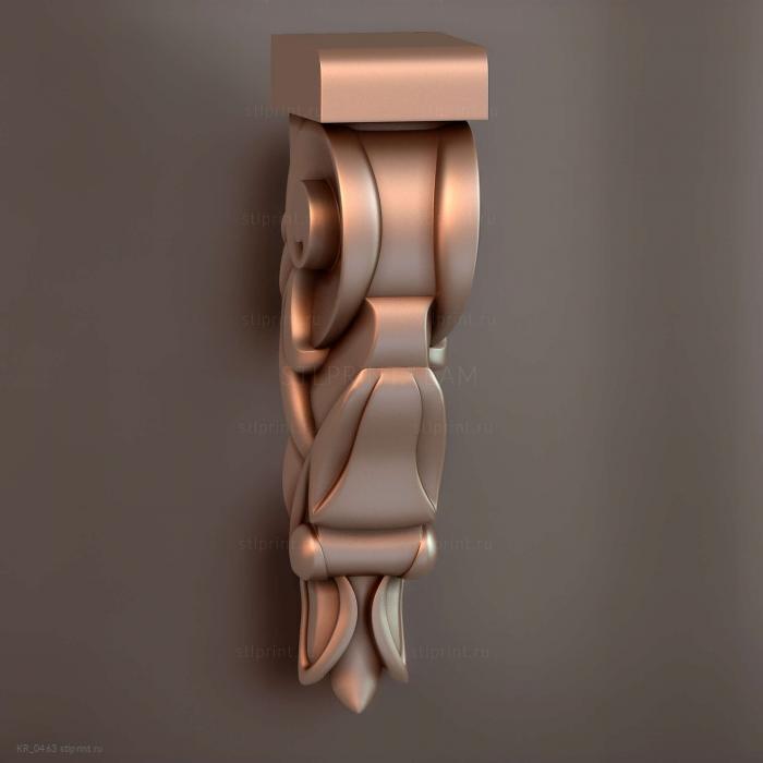 декоративный кронштейн, 3d stl модель