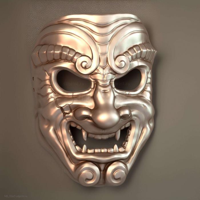 3D-печать маски самурая