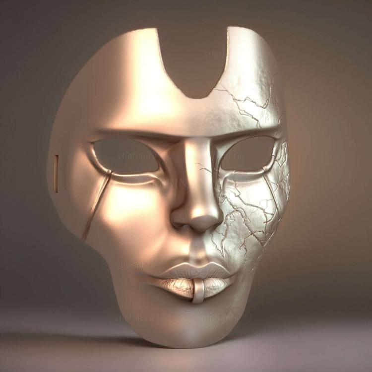 Маска Apex Legends Ash P Mask STL