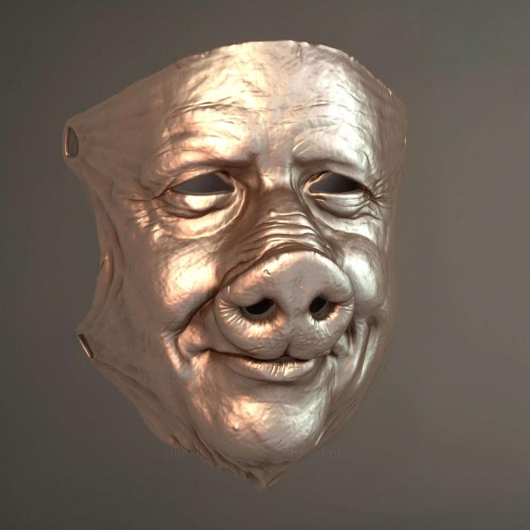Маска Свиньи Бориса V3 WIP