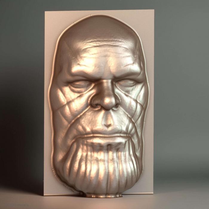 Танос 3D Литофан Следующая Голова