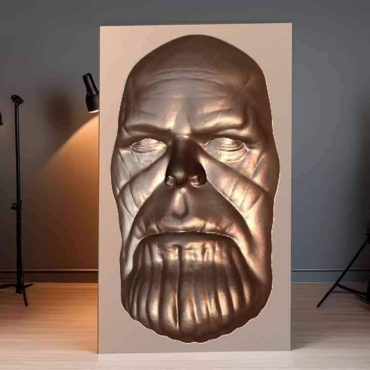 Танос 3D Литофан После Главы 1