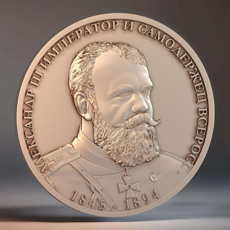 декоративная медаль, 3d stl модель, файл для чпу
