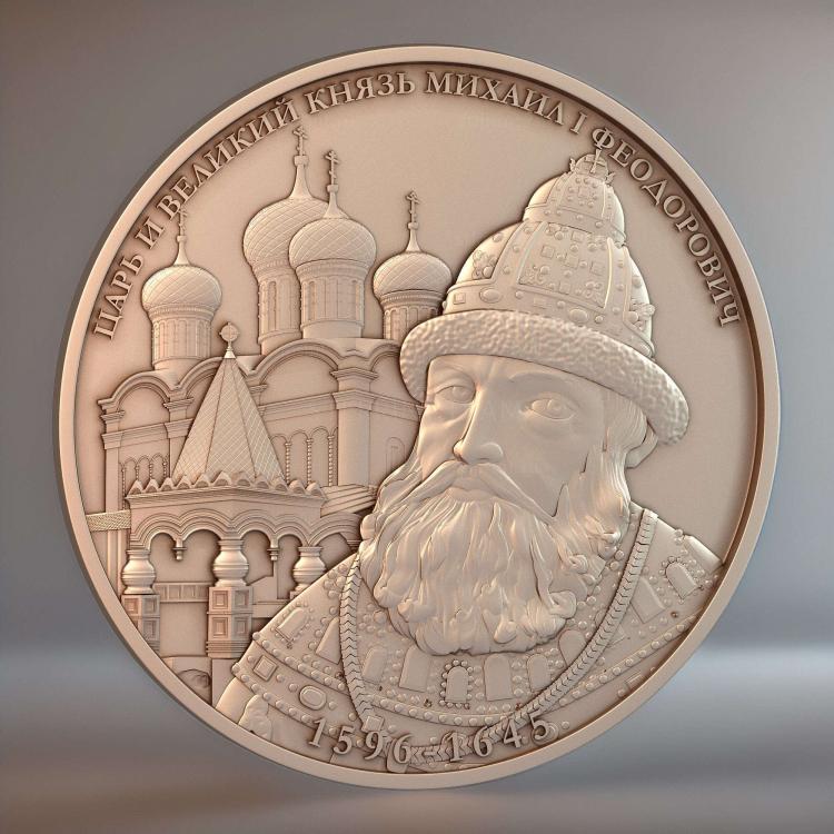 декоративная медаль, 3d stl модель, файл для чпу