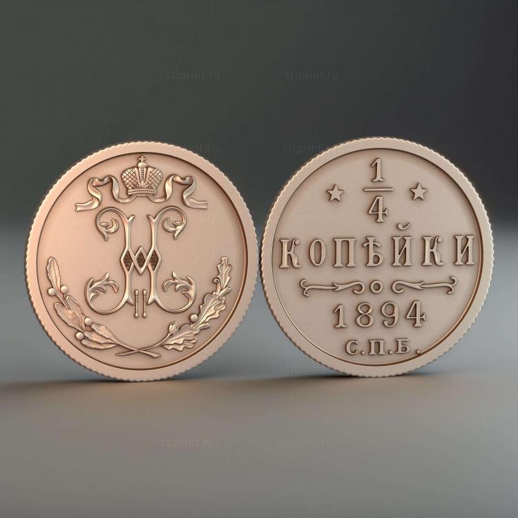 медаль монета, 3d stl модель