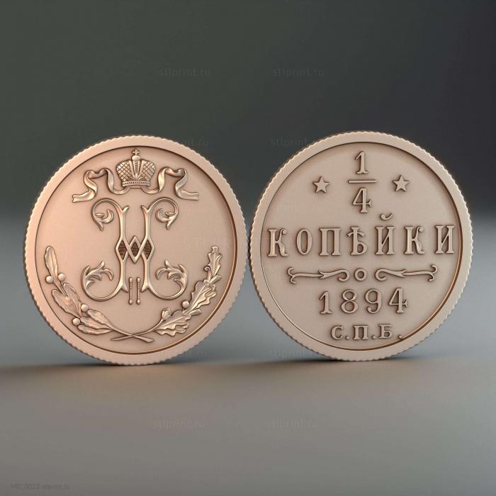 медаль монета, 3d stl модель