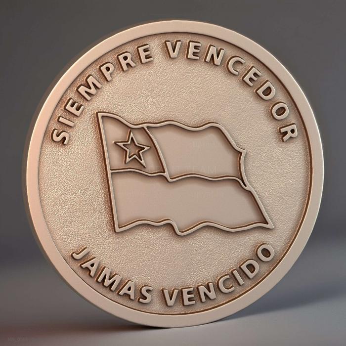 Moneda Ejercito de Chile Pintura