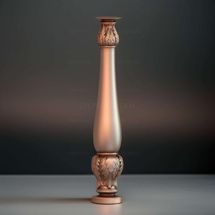 ножка для стола/стула/кресла/дивана, 3d stl модель для ЧПУ,NJ_0521