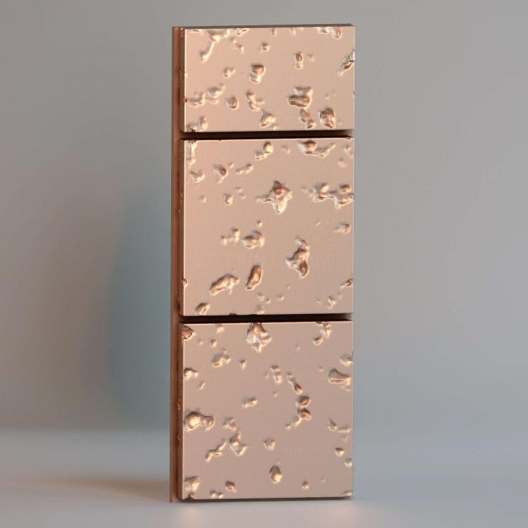 Вырезанная каменная стена.пол.дюйм.1x3
