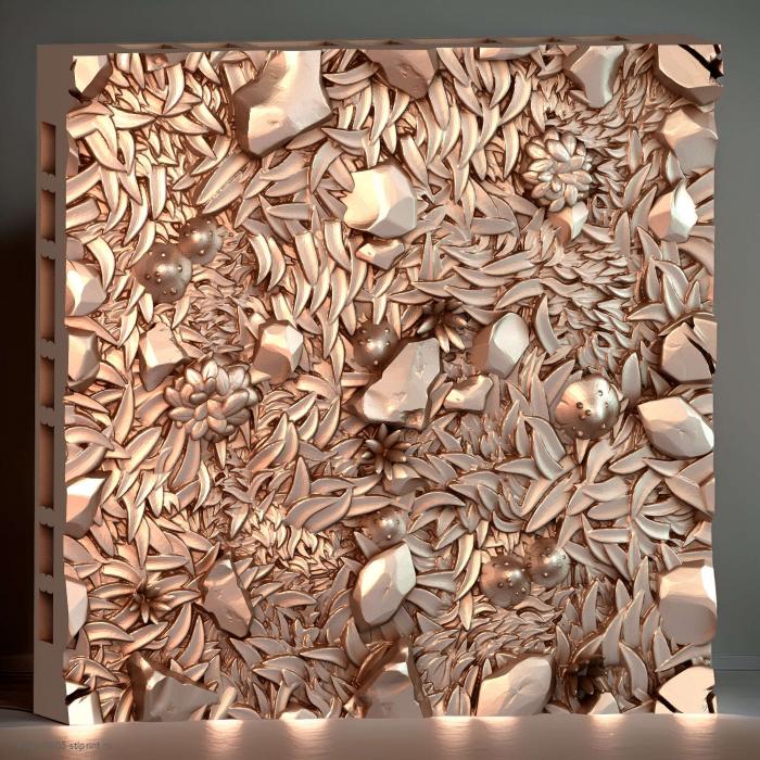 Натуральная Напольная плитка Forest Tile 2x2 A
