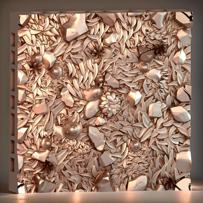 Натуральная Напольная плитка Forest Tile 2x2 B