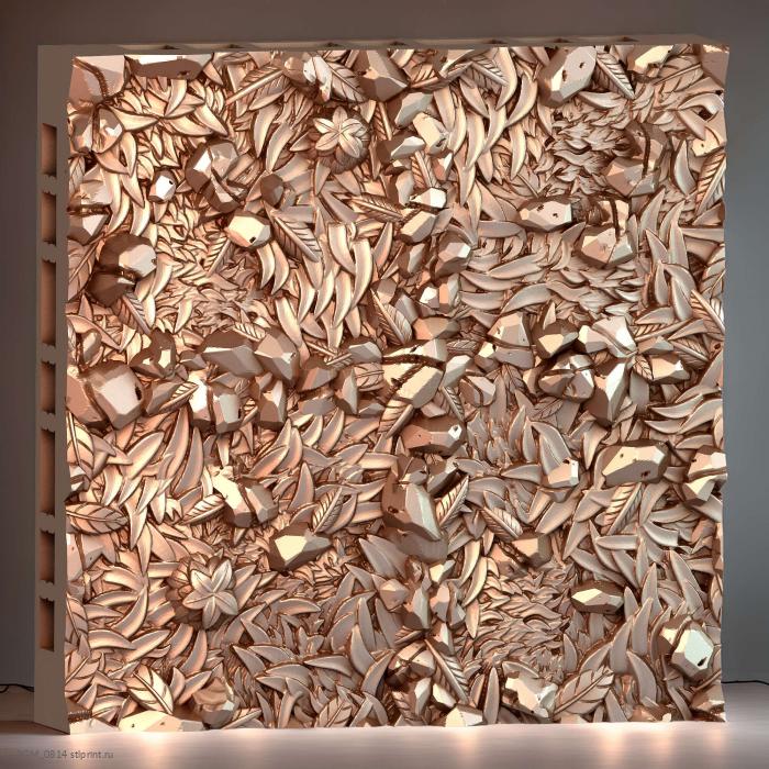 Натуральная Напольная плитка Jungle Tile 2x2 B