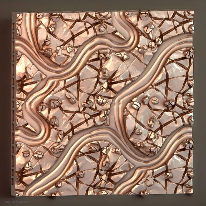 Натуральная Напольная плитка Volcano Tile 4x4 A