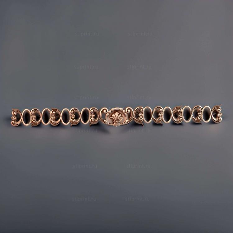 панель горизонтальная, 3d stl модель для ЧПУ