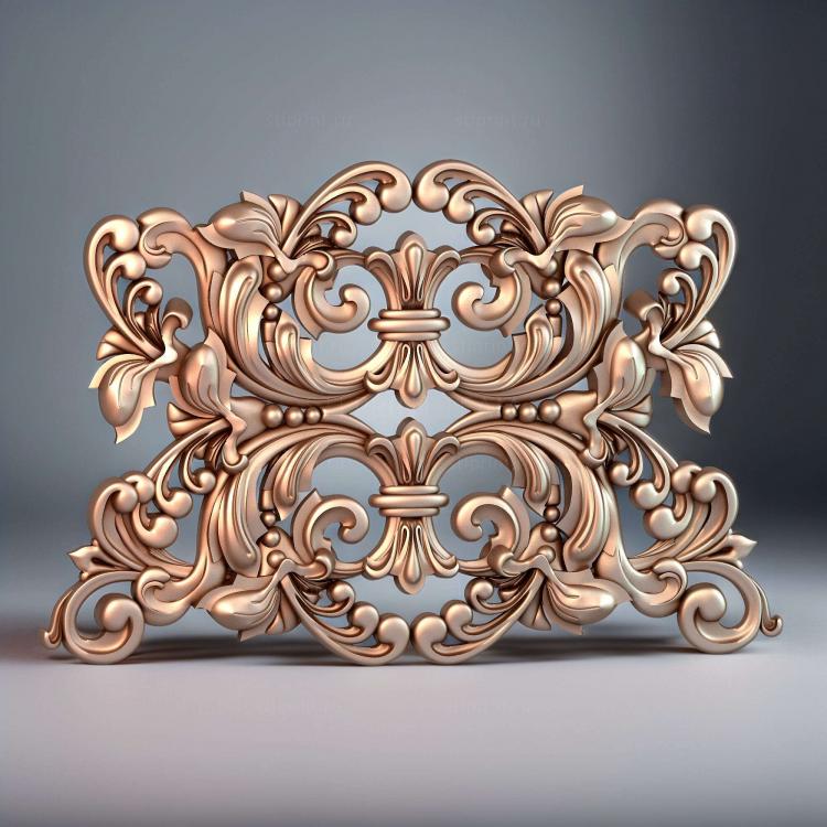 панель горизонтальная, 3d stl модель для ЧПУ