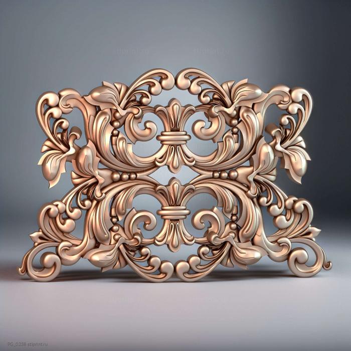 панель горизонтальная, 3d stl модель для ЧПУ