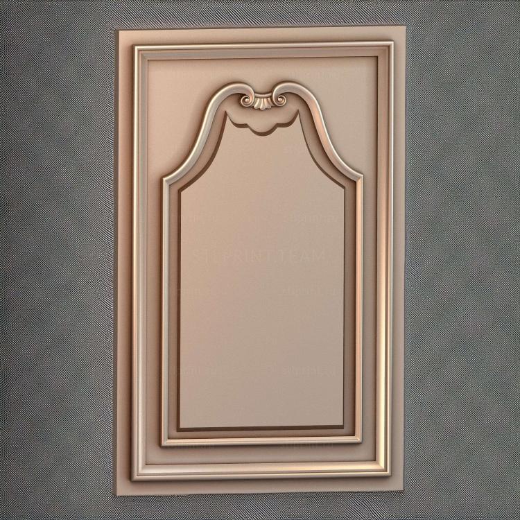 панель вертикальная, барельефная, 3d stl модель для ЧПУ