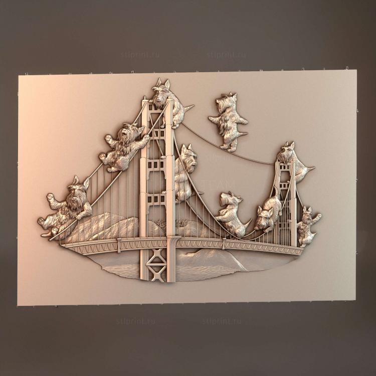 Собаки на лондонском мосту