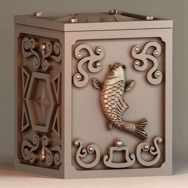 Llavero oro piscis V 2
