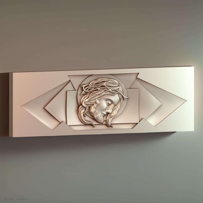 3d панно Иисуса