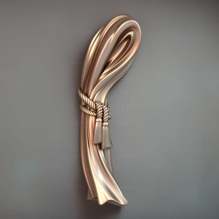 3d stl модель подлокотника, креатив