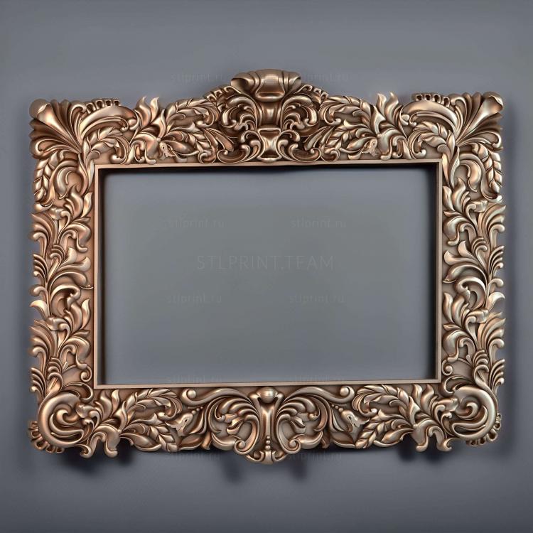 3D stl модель рамы широкой