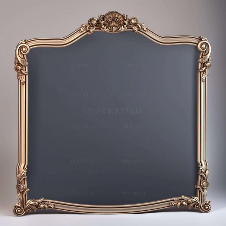 Фигурная зеркальная рама