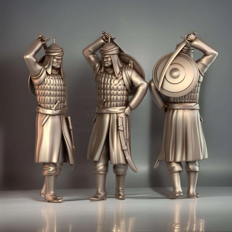 Сарацины с щитами