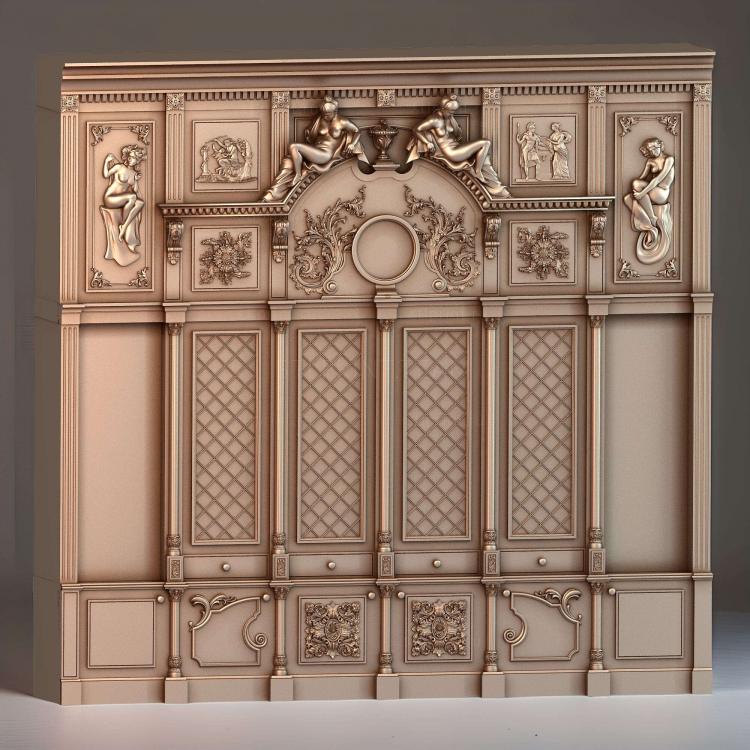 3d stl модель шкафа для ЧПУ SHK_0002