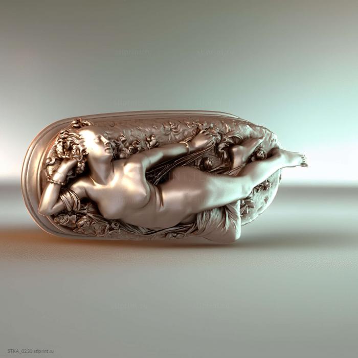 Femme pique par un serpent