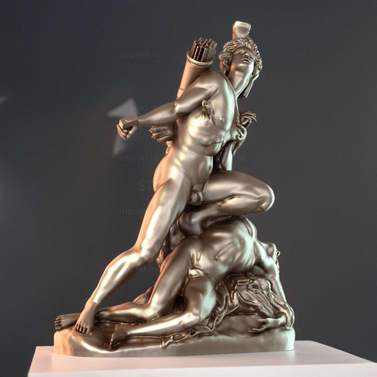 Nisus et EuryaleJean Baptiste RomanLouvre Paris France NEW17